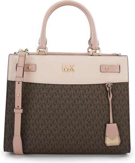 michael kors brown and pink purse